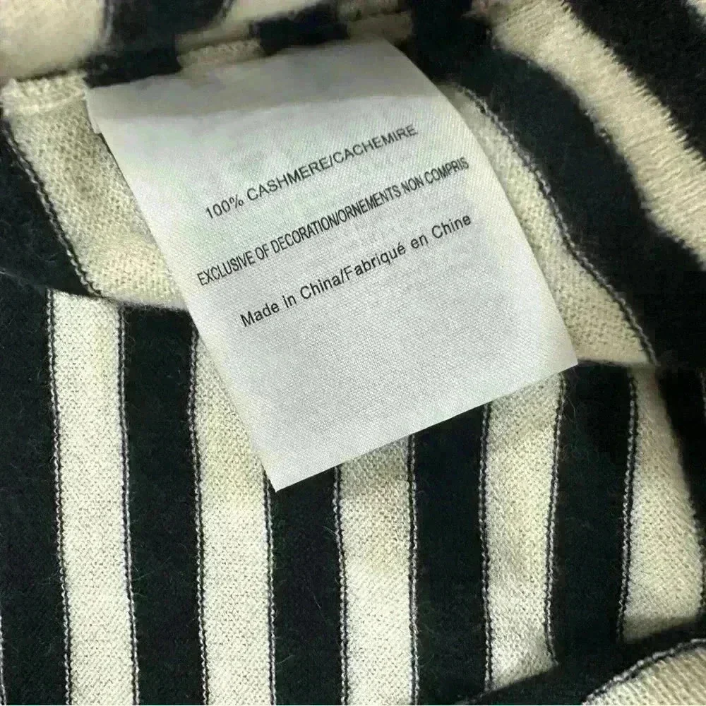 Tory Burch Iberia 💯% Cashmere Embellished Sweater size large